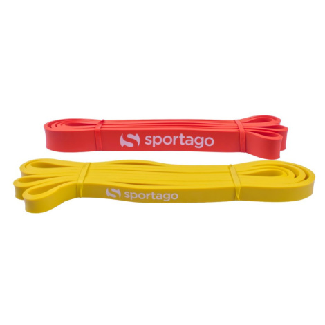 Posilňovacie gumy Sportago Pase - sada na rozcvičenie - žlutá + oranžová