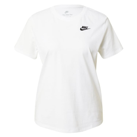 Nike Sportswear Tričko 'Club Essential'  čierna / biela