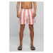 Patterned swim shorts palepinkbarstripe