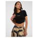 Čierny dámsky crop top ONLY Lola