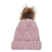 COLOR KIDS-Hat w. detachable fake fur, zephyr Červená 54cm
