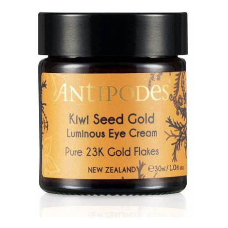 Antipodes Kiwi Seed Gold Luminous Eye Cream, rozjasňujúci očný krém so zlatom 30ml