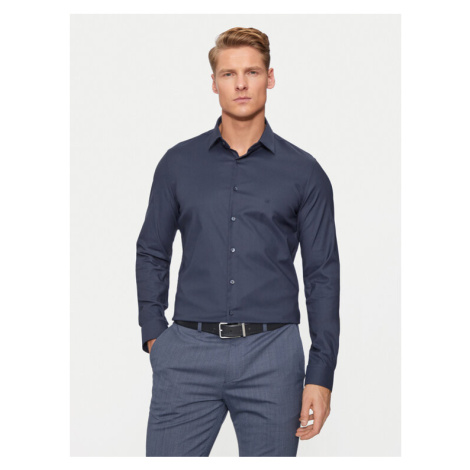 Calvin Klein Košeľa K10K113182 Tmavomodrá Slim Fit