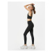 Koton Sports Leggings High Waist Print Detail Skinny