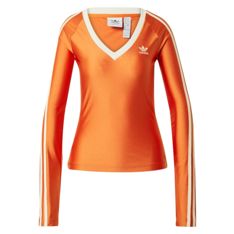 ADIDAS ORIGINALS Tričko 'Adicolor 70S'  oranžová / biela