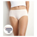 DIM LES POCKETS COTTON BOXER 3x - Dámske bavlnené nohavičky 3 ks - svetlo ružová - biela - modrá