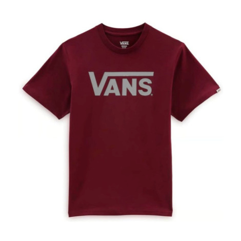 Juniorské tričko s krátkym rukávom VANS CLASSIC -B Burgundy Grey