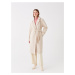 LC Waikiki Women's Jacket Collar Plain Stash Coat