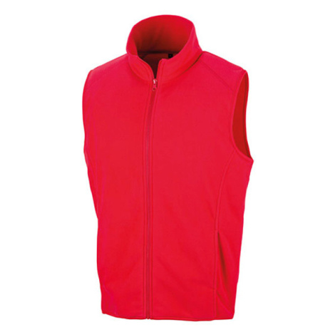 Result Unisex fleecová vesta R116X Red