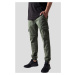 Washed Cargo Twill Jogging Pants Olive