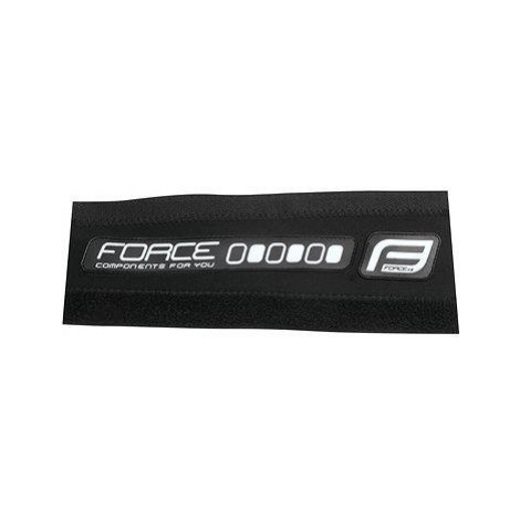 Force kryt pod reťaz Rubber neoprén 8 cm, čierno-biely