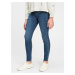 GAP Detské džínsy pull-on jeggings with stretch Modrá