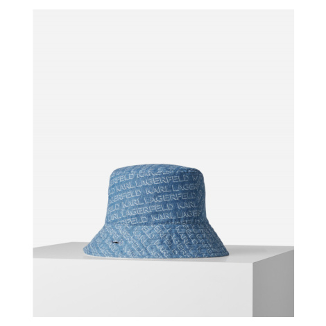 Klobúk Karl Lagerfeld K/Essential Bucket Hat Denim Modrá