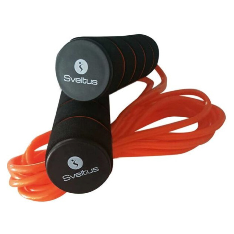 SVELTUS WEIGHTED SKIPPING ROPE Švihadlo so záťažou, oranžová, veľkosť