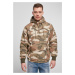 Wooden camouflage Pull Over Windbreaker