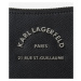 Kabelka Karl Lagerfeld Rsg Metal Sm Zip Cb Čierna