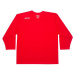 Bauer FLEX PRACTICE JERSEY YTH Detský hokejový dres, červená, veľkosť