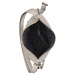 Dámska kožená batôžko kabelka Burkely Markets - krémová