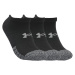 Under Armour  HeatGear No Show Socks 3-Pack  Športové ponožky Čierna