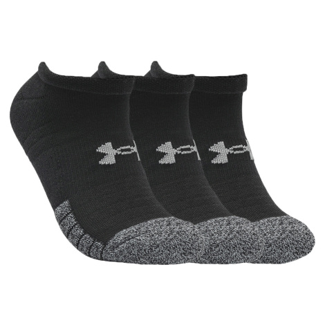 Under Armour  HeatGear No Show Socks 3-Pack  Športové ponožky Čierna