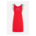 Plážové Oblečenie Karl Lagerfeld Logo Short Beach Dress High Risk Red