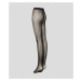 Pančuchy Karl Lagerfeld K/Monogram Party Tights Black