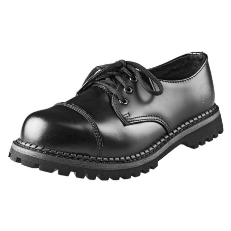 topánky GRINDERS - 3 dírkové - Regent 2 - Black
