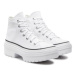 Converse Plátenky Chuck Taylor All Star Lugged Heel Platform A10364C Biela