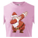 Detské tričko Santa a svetielka - vianočné tričko