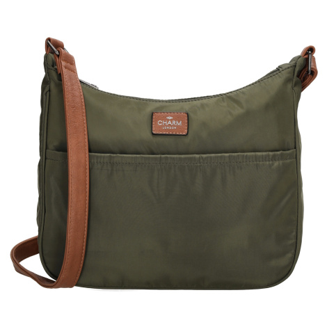 Crossbody kabelka - Buckingham - Charm London - 5 L - olivovo zelená