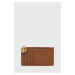 Kožená peňaženka Tory Burch dámsky, hnedá farba