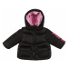UNITED COLORS OF BENETTON Zimná bunda  čierna / ružová