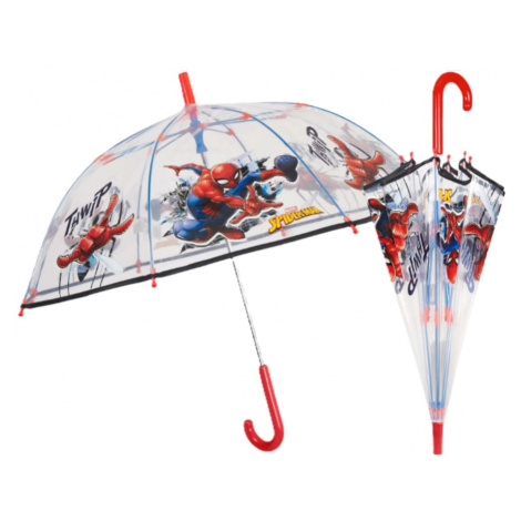 Chlapčenský dáždnik Spiderman Transparent, 75395 Perletti