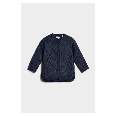 BUNDA GANT MONOGRAM QUILTED LINER JACKET EVENING BLUE