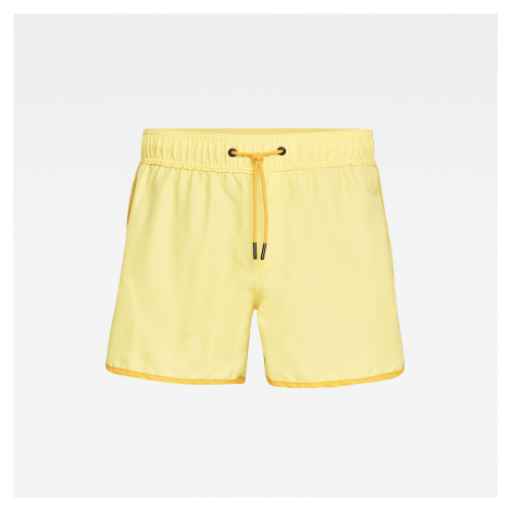 G-STAR Plavky - Carnic solid swimshorts žlté