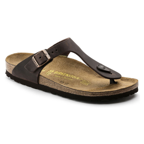 Birkenstock Gizeh NU Oiled Habana Narrow Fit