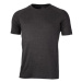 Pánske tričko bežecké melanžový vzhľad BOLTIN - blackmelange