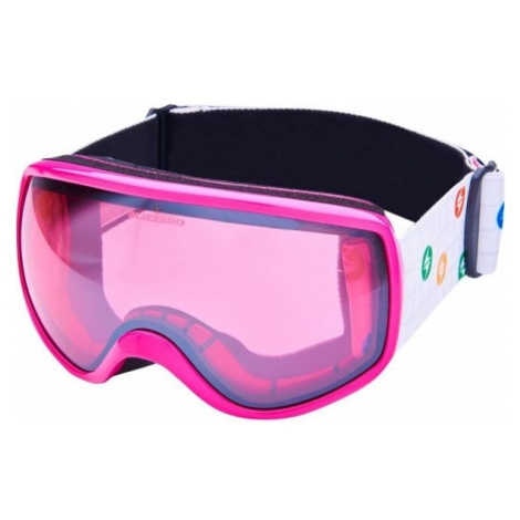 Biele snowboardové okuliare