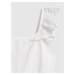 GAP biele dievčenské šaty s madeirou