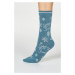Modrozelené vzorované ponožky Bobbie Snow