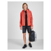 Červená pánska vzorovaná ľahká bunda s kapucou Calvin Klein