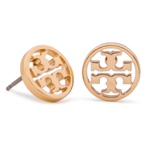 Tory Burch Náušnice Logo Circle Stud Earring 11165518 Zlatá