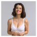 PLAYTEX ORGANIC COTTON SOFT CUP BRA - Dámska nevystužená podprsenka z bio bavlny - biela