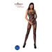 Passion BS076 black - Bodystocking Farba: Čierna