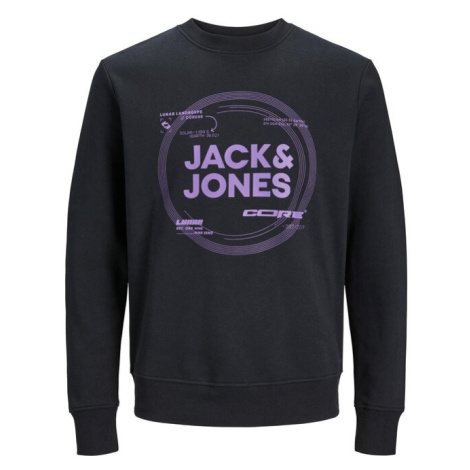 Jack&Jones Junior Mikina 12247681 Čierna Standard Fit