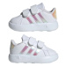 Dievčenská rekreačná obuv ADIDAS Grand Court 2.0 CF I cloud white iridescent grey two