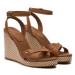 Tommy Hilfiger Sandále Im Raffia Sandal FW0FW08224 Hnedá