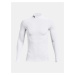 Biele športové tričko Under Armour UA CG Armour Comp Mock