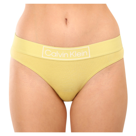 Dámske nohavičky Calvin Klein žlté (QF6775E-9LD)