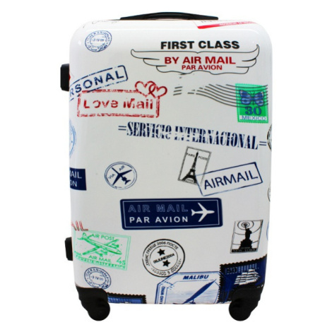 Farebný škrupinový cestovný kufor "First Class" - M, L, XL